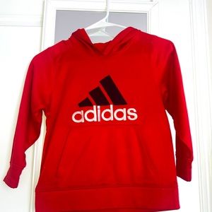 Adidas red hoodie